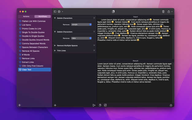 Text Workflow 1.6.6 for Mac|Mac版下载 | 文本格式转换工具