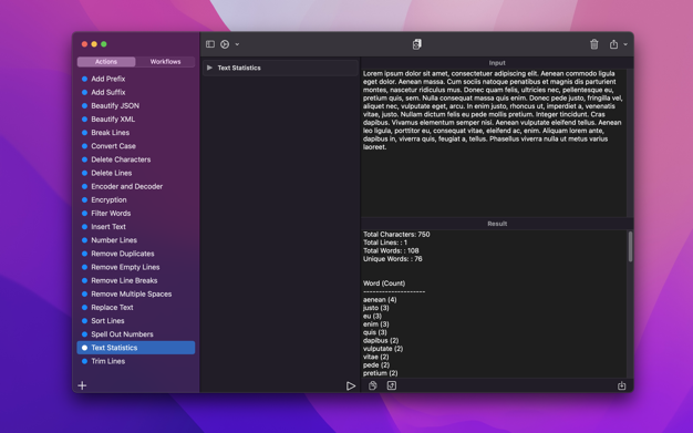 Text Workflow 1.6.6 for Mac|Mac版下载 | 文本格式转换工具