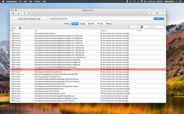 Integrity Plus 12.7.10 for Mac|Mac版下载 | 网站SEO优化工具