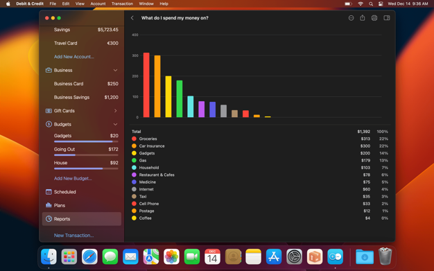 Debit & Credit 6.2 for Mac|Mac版下载 | 个人理财应用