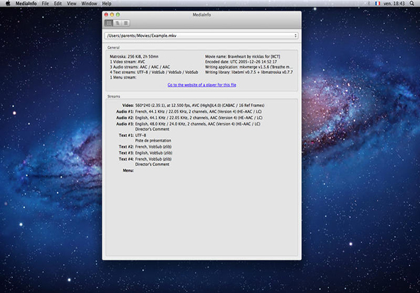 MediaInfo 23.09 for Mac|Mac版下载 | 视频元数据查看工具