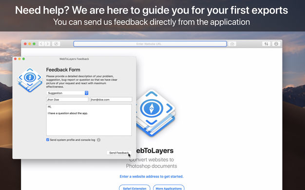 WebToLayers 1.4.0 for Mac|Mac版下载 | 将网页转换为PSD