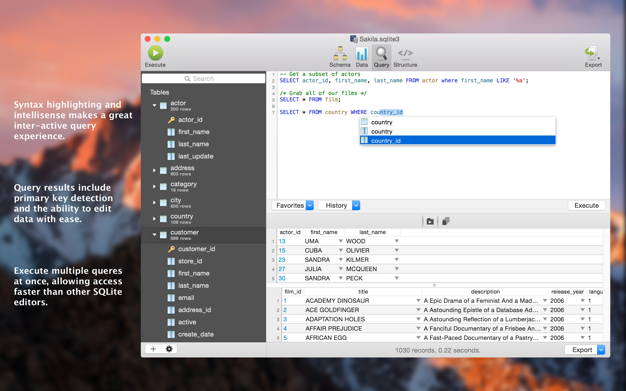 SQLPro for SQLite 2023.52 for Mac|Mac版下载 | 数据库编辑器