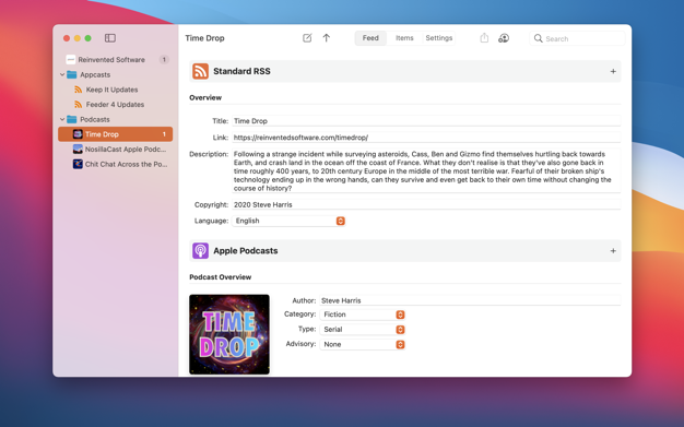 Feeder 4 4.5.4 for Mac|Mac版下载 | 播客制作工具
