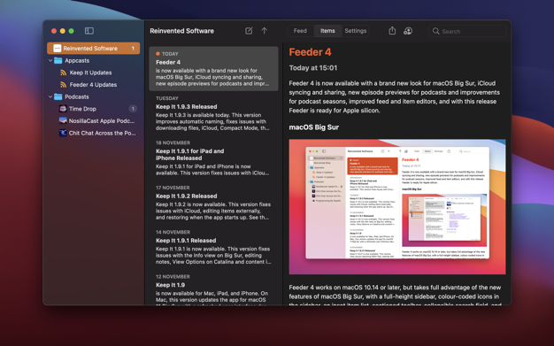 Feeder 4 4.5.4 for Mac|Mac版下载 | 播客制作工具