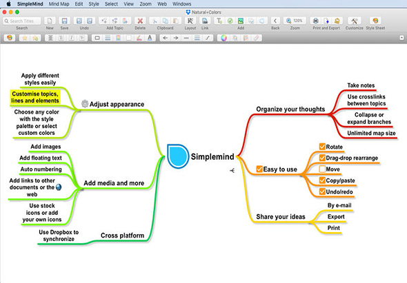 SimpleMind 2.2.0 for Mac|Mac版下载 | 思维导图工具