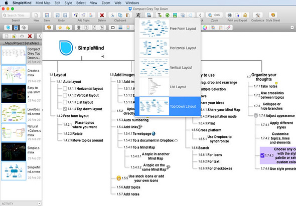 SimpleMind 2.2.0 for Mac|Mac版下载 | 思维导图工具