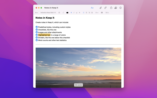 Keep It 2.2.12 for Mac|Mac版下载 | 笔记应用