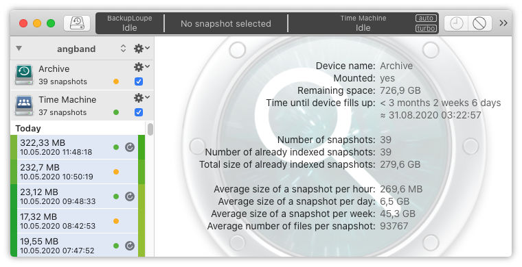 BackupLoupe 3.9 for Mac|Mac版下载 | 文件备份工具