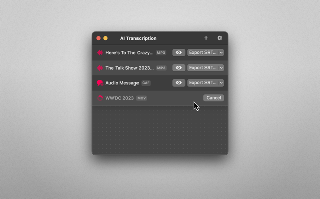 AI Transcription 2.2 for Mac|Mac版下载 | 语音转文字