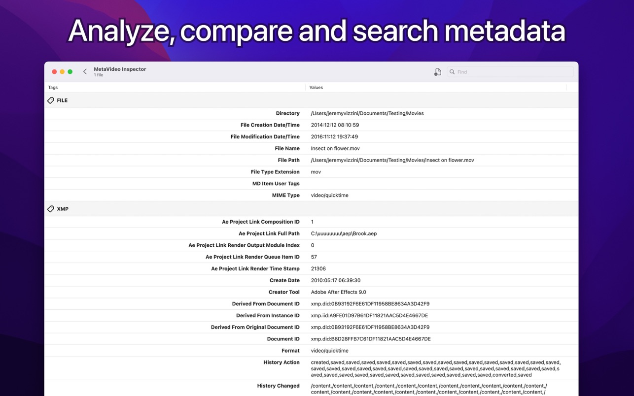 MetaVideo 1.0.7 for Mac|Mac版下载 | 视频元数据编辑