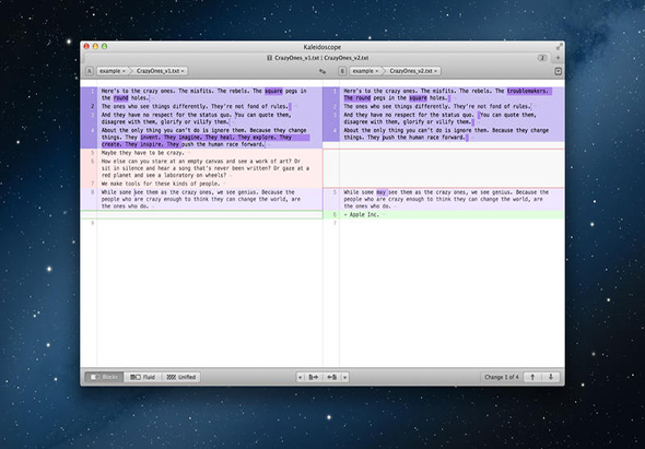 Kaleidoscope 4.1.0 for Mac|Mac版下载 | 文件比较工具
