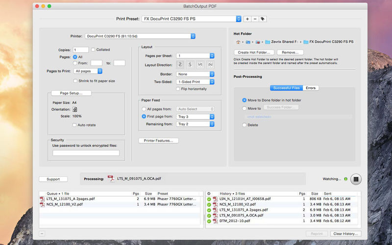 BatchOutput PDF 3.0.3 for Mac|Mac版下载 | PDF自动批量打印工具