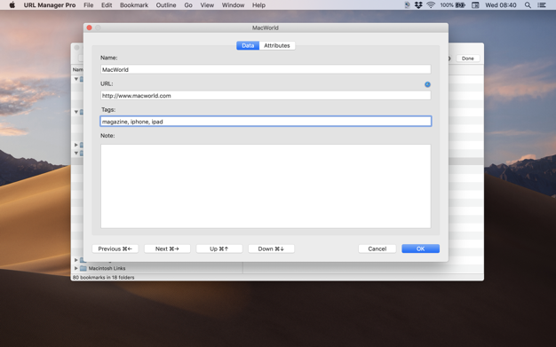 URL Manager Pro 6.3.0 for Mac|Mac版下载 | 书签管理器