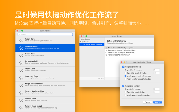 MP3tag 1.8.0 for Mac|Mac版下载 | 音频元数据编辑工具