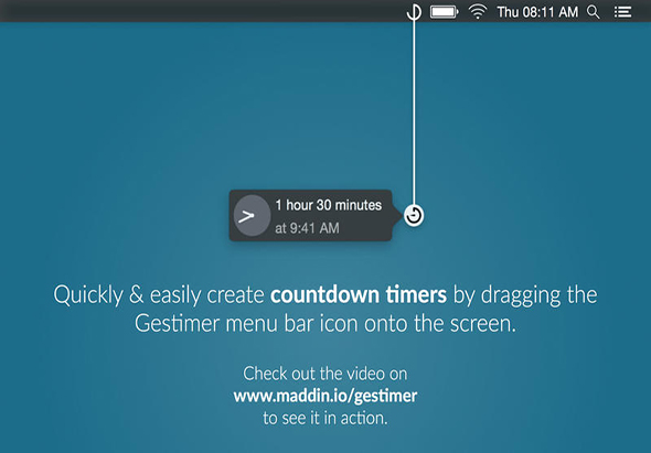 Gestimer 1.2.8 for Mac|Mac版下载 | 事务提醒小工具