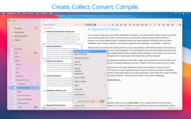 Notebooks 3.2.1 for Mac|Mac版下载 | 记事本