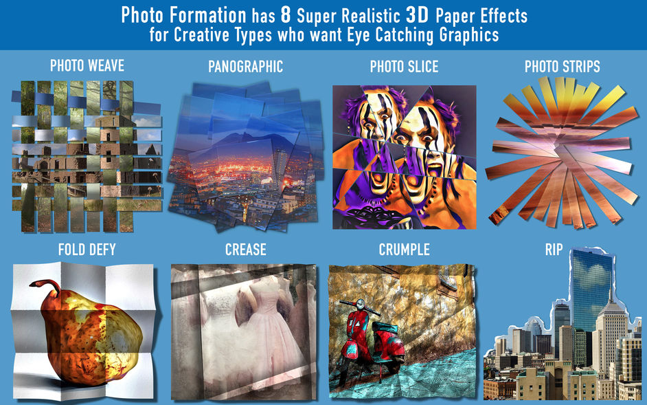 Photo Formation 1.0.19 for Mac|Mac版下载 | 照片创意折纸效果集