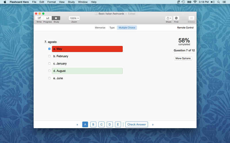 Flashcard Hero 3.5.0 for Mac|Mac版下载 | 学习卡片制作工具