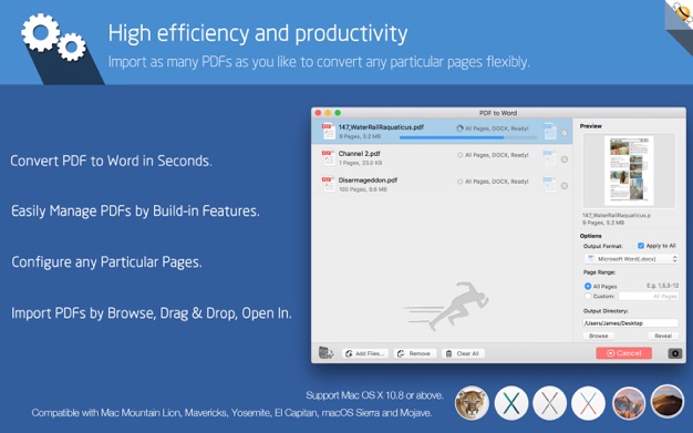 飞蜂PDF转Word转换鈥 8.4.5 for Mac|Mac版下载 | PDF to Word by Flyingbee