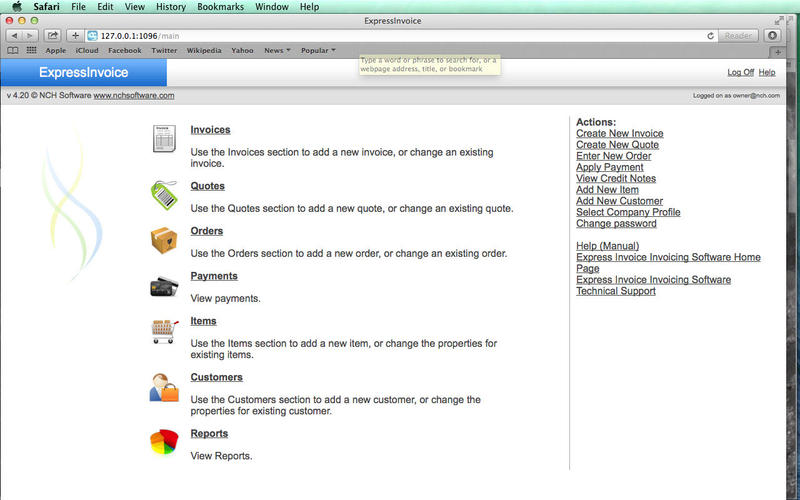 Express Invoice Plus 10.03 for Mac|Mac版下载 | 开票软件
