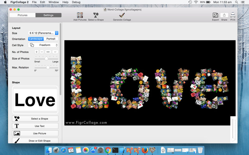 FigrCollage 3.3.7 for Mac|Mac版下载 | 照片拼贴工具
