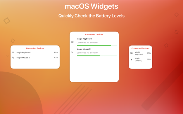 Magic Battery Mini 4.2.4 for Mac|Mac版下载 | 蓝牙设备电量显示