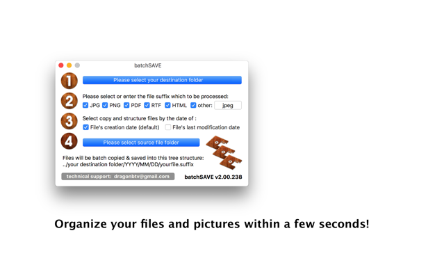 batchSAVE 2.05 for Mac|Mac版下载 | 文件整理归纳工具