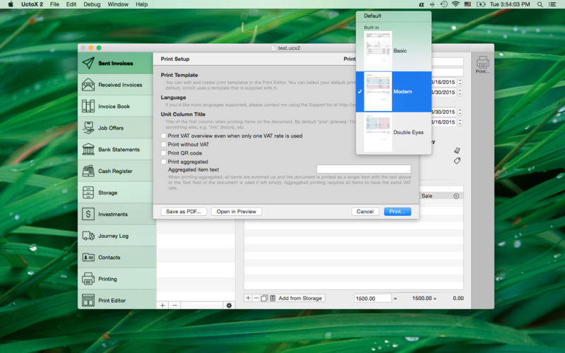 UctoX 2 2.9.9 for Mac|Mac版下载 | 财务开票软件