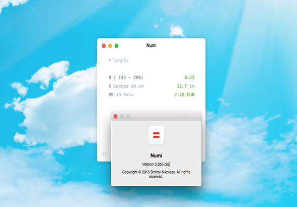Numi 3 3.32 for Mac|Mac版下载 | 自然语言计算器