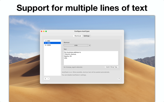 AutoTyper 1.7 for Mac|Mac版下载 | 快捷输入工具