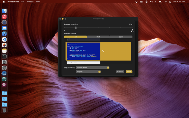 PreviewCode 1.2.7 for Mac|Mac版下载 | 代码预览器