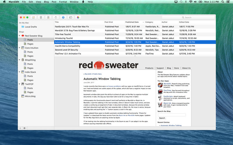 MarsEdit 5 5.0.5 for Mac|Mac版下载 | 博客编辑器
