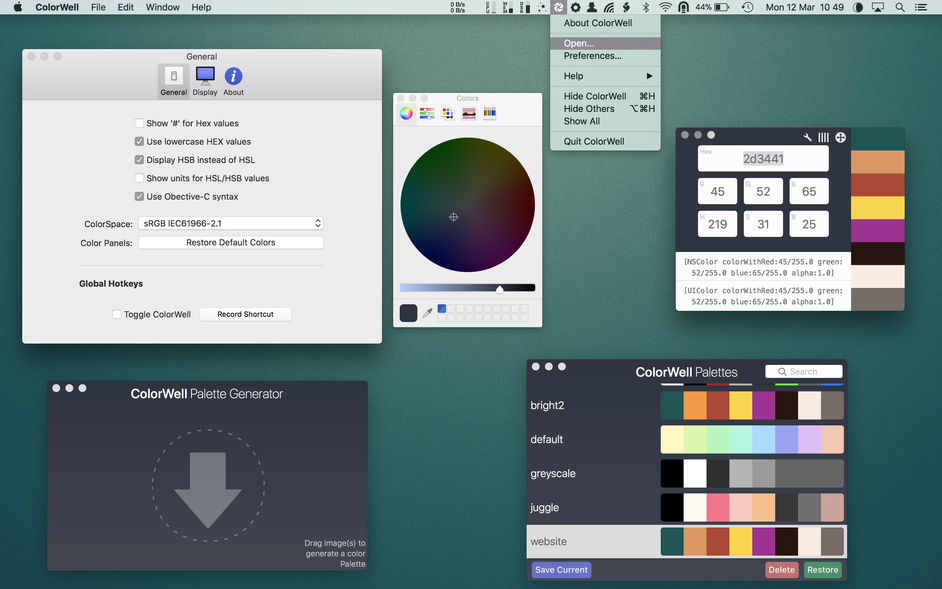 ColorWell 7.3.9 for Mac|Mac版下载 | 拾色器
