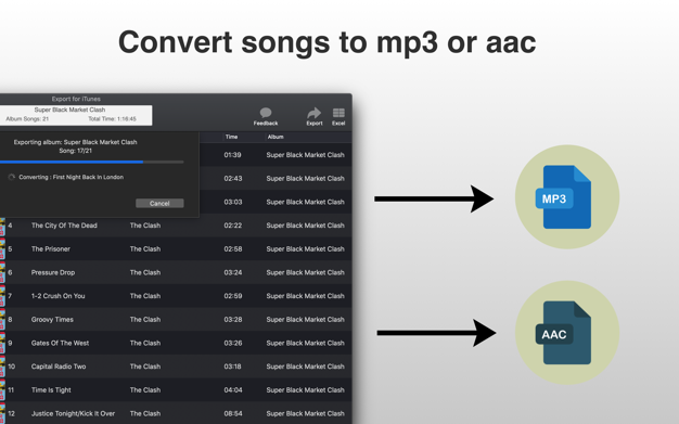 Export for iTunes 3.5 for Mac|Mac版下载 | 导出iTunes音乐