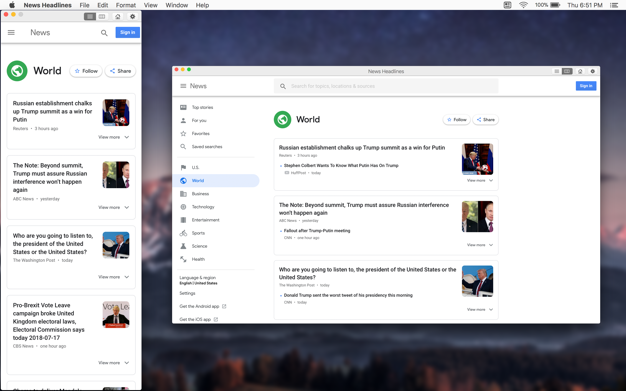新闻头条 4.1 for Mac|Mac版下载 | News Headlines