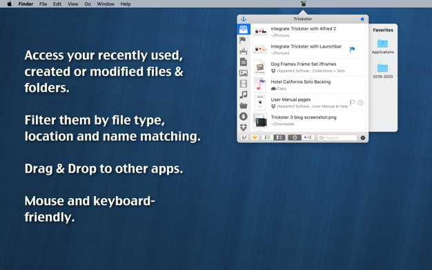 Trickster 3.9.1 for Mac|Mac版下载 | 快速访问文件、文件夹或应用程序
