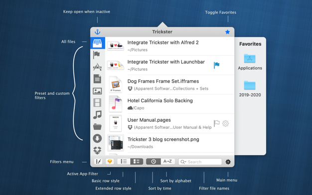Trickster 3.9.1 for Mac|Mac版下载 | 快速访问文件、文件夹或应用程序