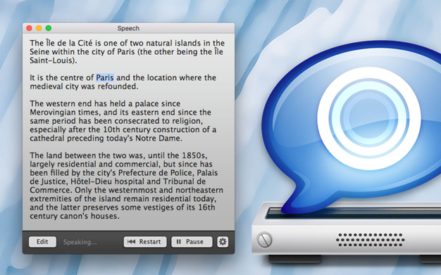 Speech 1.11.0 for Mac|Mac版下载 | 文本朗读工具