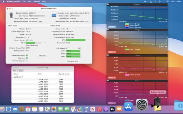 Battery Monitor 4.9 for Mac|Mac版下载 | 电池优化管理工具