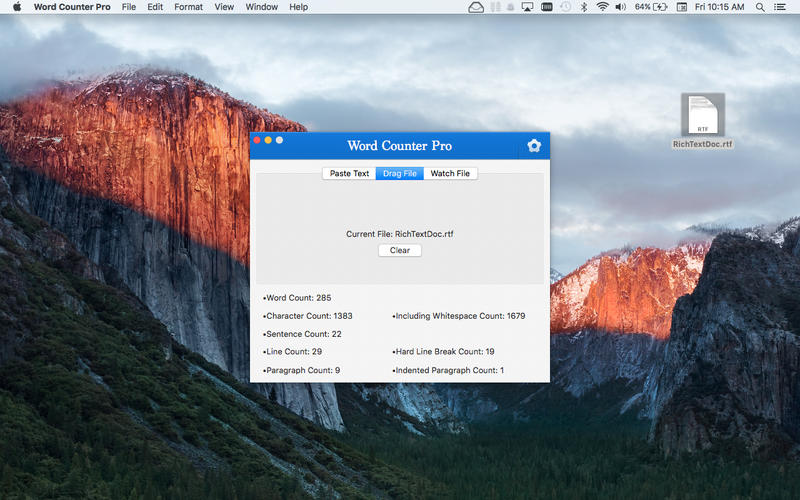 Word Counter Pro 3.2 for Mac|Mac版下载 | 文档字数统计软件