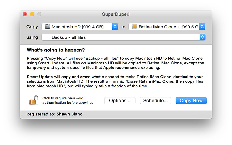 SuperDuper 3.7.5 for Mac|Mac版下载 | 磁盘克隆工具