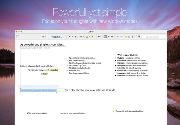 Outline 3.2302.0 for Mac|Mac版下载 | 数码笔记本