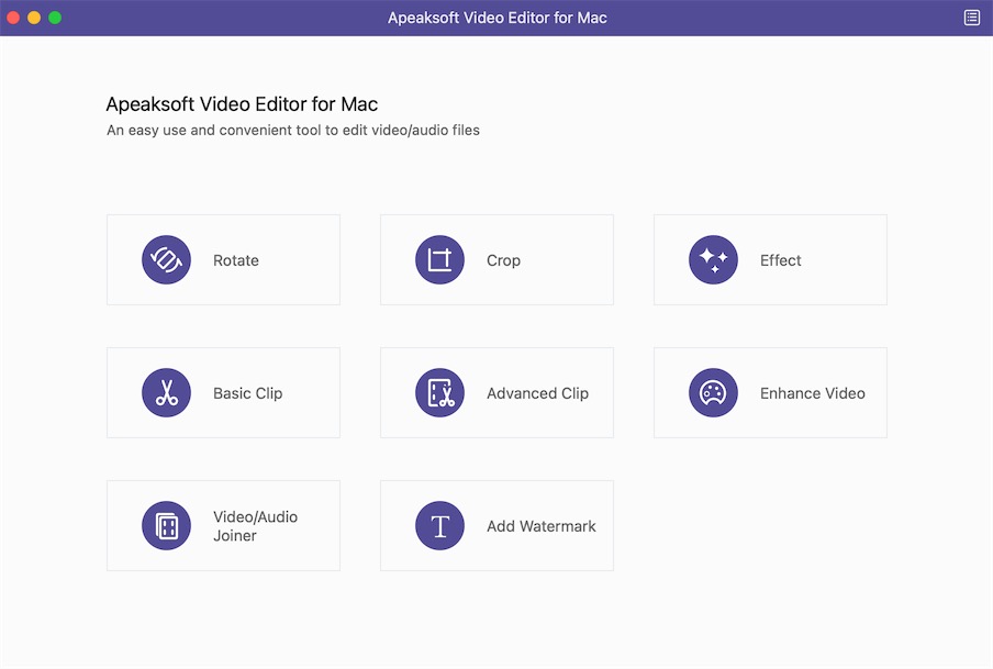 Apeaksoft Video Editor 1.0.36 for Mac|Mac版下载 | 视频编辑工具