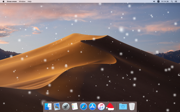 圣诞雪 (Xmas snow) 1.6 for Mac|Mac版下载 | 桌面下雪动画