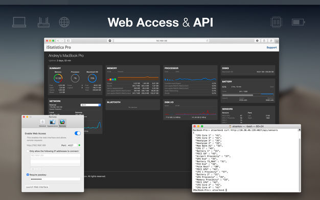 iStatistica Pro 5.1 for Mac|Mac版下载 | 系统监控软件