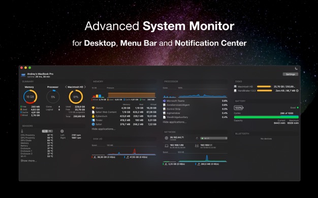 iStatistica 6.1 for Mac|Mac版下载 | 系统监控