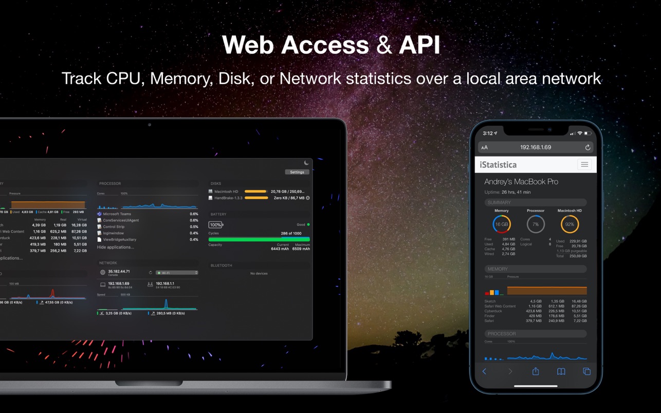 iStatistica 6.1 for Mac|Mac版下载 | 系统监控