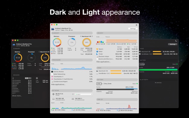 iStatistica 6.1 for Mac|Mac版下载 | 系统监控