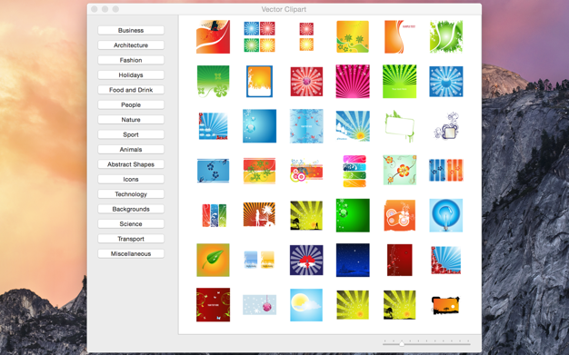 Vector Clipart 2.0 for Mac|Mac版下载 | 矢量剪贴画